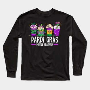 Pardi Gras Mobile Alabama Mardi Gras Long Sleeve T-Shirt